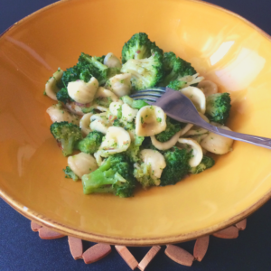 little ear pasta with broccoli